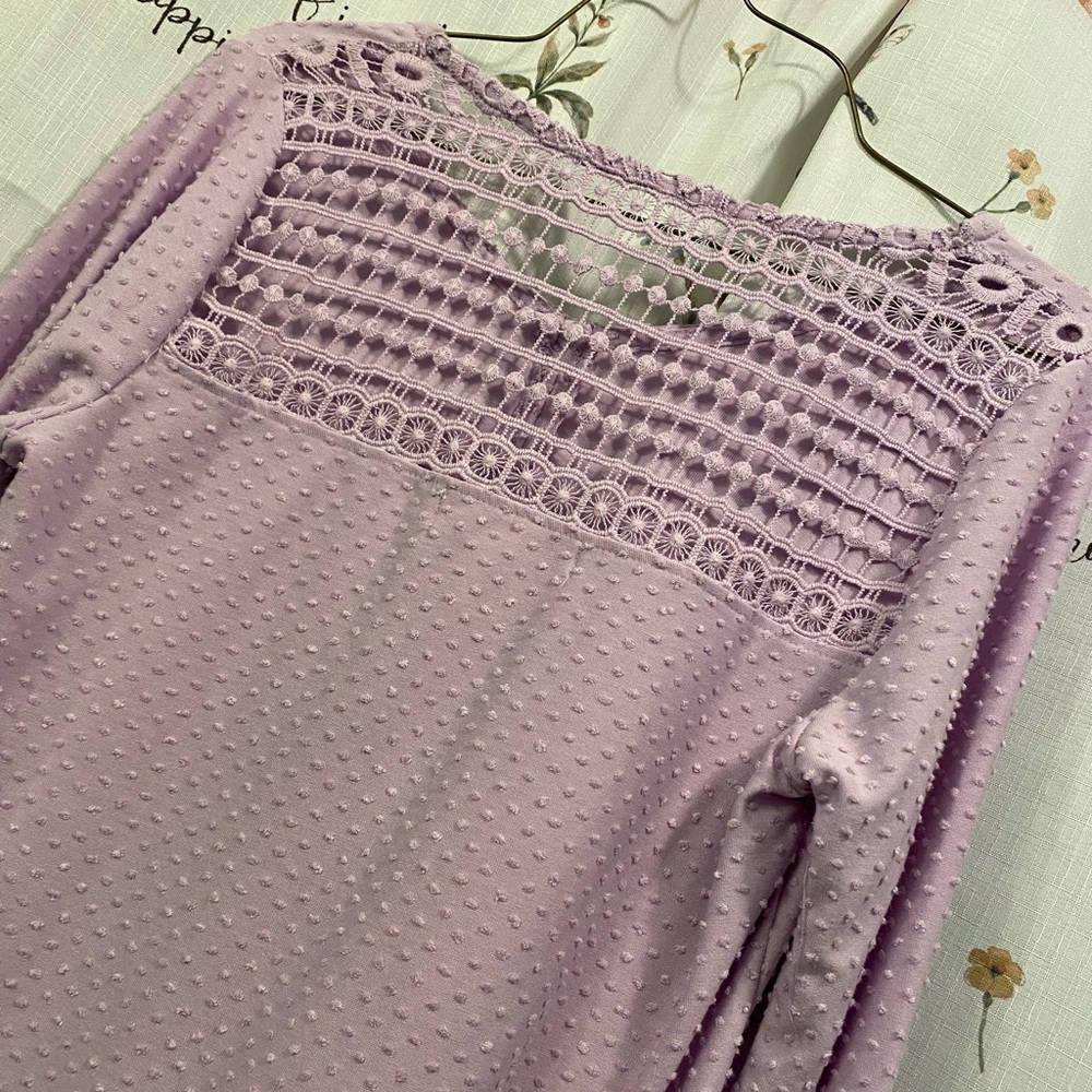 Womens Swiss Dot Shirt